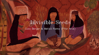 Invisible Seeds testimonial video still thumbnail with text 